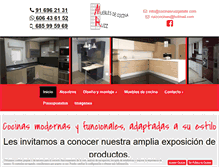 Tablet Screenshot of cocinasruizgetafe.com